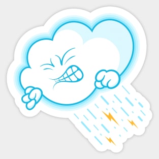 Struggling to rain! Sticker